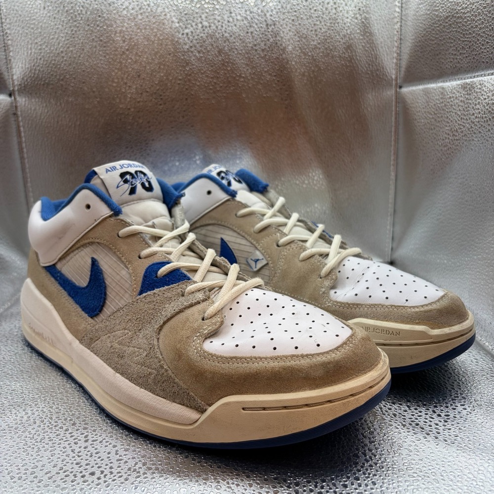 Size 11 Nike Air Jordan Jordan Stadium 90 White Game Royal Mens Shoes DX4397-104